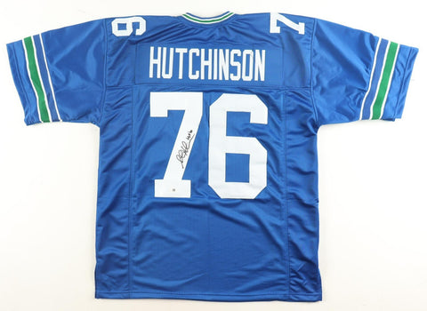 Steve Hutchinson Signed Seattle Seahawks Jersey Inscribed HOF '2020 (JSA)