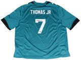 BRIAN THOMAS JR SIGNED JACKSONVILLE JAGUARS #7 TEAL NIKE JERSEY FANATICS