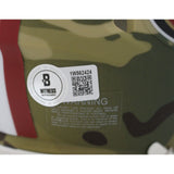 Ricky Pearsall Autographed San Francisco 49ers Camo Mini Helmet Beckett 48004