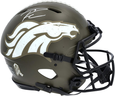 Autographed Russell Wilson Broncos Helmet