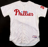 Cliff Lee Signed Phillies Majestic Authentic Jersey Inscribed "To Hector-" (JSA)