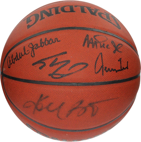 Los Angeles Lakers Legends Autographed Indoor/Outdoor Basketball 5 Signatures