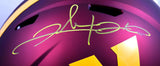 Clinton Portis Autographed Washington Commanders F/S Speed Helmet-Beckett W Holo