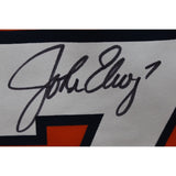 John Elway Autographed Denver Broncos Orange Nike Jersey Beckett 45791
