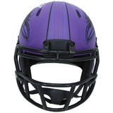 Trey Hendrickson Autographed Baltimore Ravens Purple RAVE Speed Mini Helmet JSA