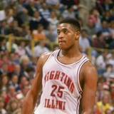 Nick Anderson Signed Illinois Fighting Illini Jersey (JSA COA) Orlando Magic Grd