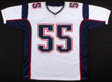 Willie McGinest Signed New England Patriots Jersey (JSA COA) 3xSuper Bowl Champ