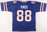 Dawson Knox Signed Bills Jersey (JSA COA) Buffalo 2019 #3 Pick / 2022 Pro Bowler