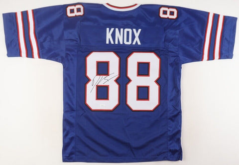 Dawson Knox Signed Bills Jersey (JSA COA) Buffalo 2019 #3 Pick / 2022 Pro Bowler