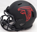 DRAKE LONDON AUTOGRAPHED FALCONS ECLIPSE BLACK SPEED MINI HELMET BECKETT 206128