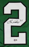Eric Allen Authentic Signed Green Pro Style Jersey Autographed BAS Witnessed