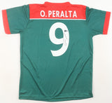 Oribe Peralta Signed Team Mexico Soccer Jersey (Beckett) 2012 Gold Medal