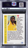 Magic Johnson & Shaquille O'Neal Signed 1995 Skybox #S13 Card Auto 9! PSA Slab