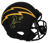 Antonio Gates Autographed Chargers Eclipse Full Size Speed Helmet Beckett