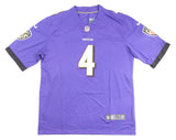 Zay Flowers Signed Baltimore Ravens Nike Style Jersey (Beckett) Boston Col. WR