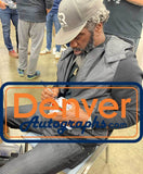 Ray Lewis & Ed Reed Autographed Miami Hurricanes Speed Mini Helmet BAS 39864