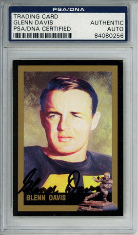 Glenn Davis Autographed 1993 Downtown Athletic #12 Card PSA Slab 37839