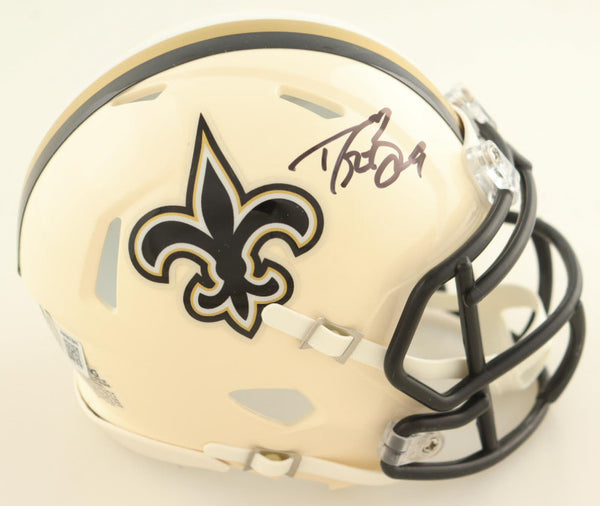 Drew Brees Signed New Orleans Saints Retro Series Mini Helmet - Beckett
