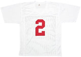 ALABAMA PATRICK SURTAIN II AUTOGRAPHED WHITE JERSEY BECKETT WITNESS 213092