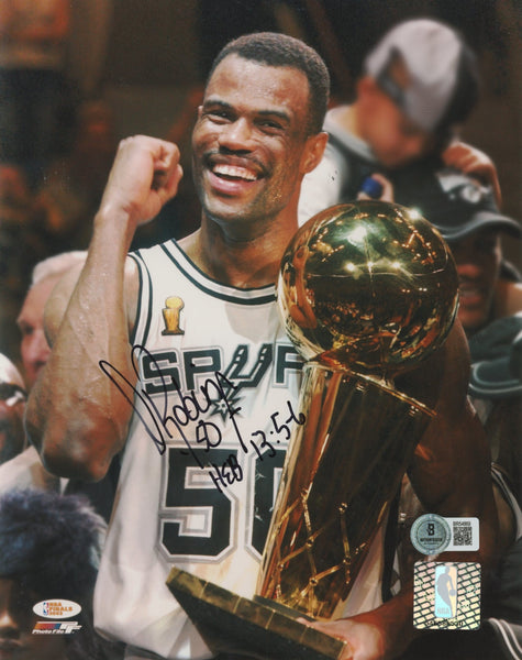 Spurs David Robinson Authentic Signed 8x10 Photo Autographed BAS #BR54869