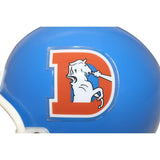 Floyd Little Autographed Denver Broncos VSR4 Replica Mini Helmet BAS 44123