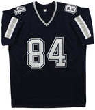 Jay Novacek "3x SB Champ" Signed Navy Blue Pro Style Jersey BAS Witnessed