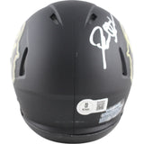 Deion Sanders Autographed Colorado Buffaloes Black Mini Helmet Beckett 49659