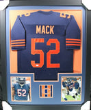 KHALIL MACK (Bears throwback TOWER) Signed Autographed Framed Jersey JSA