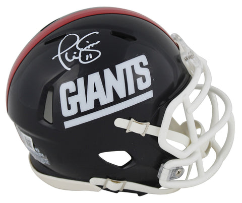 Giants Phil Simms Authentic Signed 1981-98 TB Speed Mini Helmet BAS Witnessed