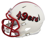 49ers Dre Greenlaw Signed Retro Speed Mini Helmet W/ Case BAS Witnessed