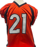 Aqib Talib Autographed Broncos Orange Jersey Inscribed "SB 50 Champs" BAS COA