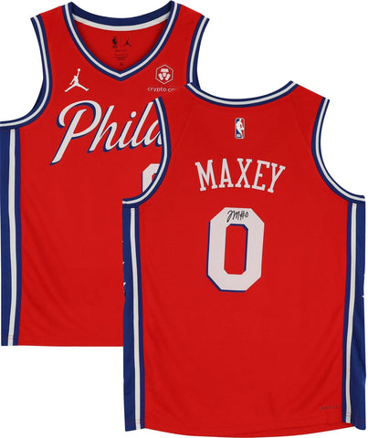 Signed Tyrese Maxey 76ers Jersey
