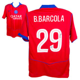 Bradley Barcola Signed PSG Away Soccer Jersey #29 with Beckett Witness