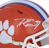 TRAVIS ETIENNE Autographed Clemson Tigers Mini Speed Helmet FANATICS