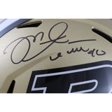 Mike Alstott Signed Purdue Boilermakers F/S Helmet Boiler Up Beckett 50171