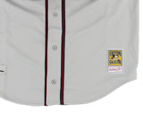 Chipper Jones Signed Atlanta Braves M&N Authentic Throwback Grey Jersey