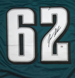 Jason Kelce Autographed Midnight Green Pro Style Jersey - PSA *Black