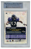 Ray Lewis Autographed/Signed 2001 Fleer Ultra #94 Trading Card Beckett 52679