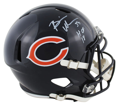 Bears Brian Urlacher "HOF 18" Signed Full Size Speed Rep Helmet BAS Witnessed