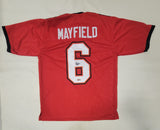 BAKER MAYFIELD AUTOGRAPHED SIGNED PRO STYLE XL JERSEY W/ JSA HOLOGRAM
