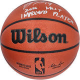 Brandon Ingram Pelicans Signed Wilson Basketball "2020 Most Improved Player" Ins