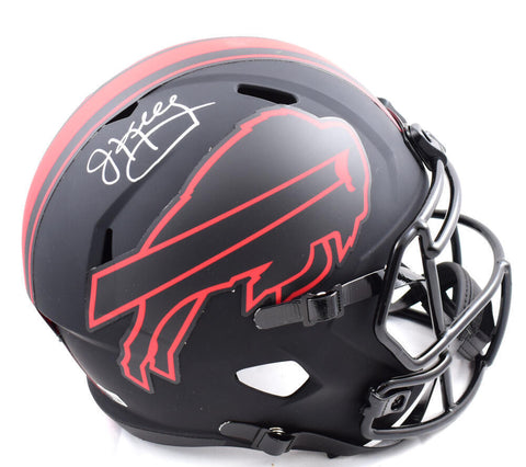 Jim Kelly Autographed Buffalo Bills F/S Eclipse Speed Helmet - Beckett W Holo