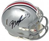 Jaxon Smith-Njigba Signed Ohio State Buckeyes Speed Mini Helmet (Beckett) WR