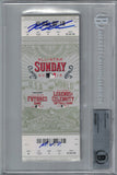 Kyle Schwarber Autographed 2015 All Star Futures Game Ticket MVP BAS Slab 25286