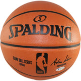 Allen Iverson Signed Philadelphia 76ers Spalding Basketball Beckett WIT 28383
