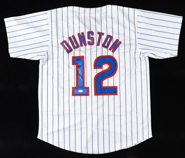 Shawon Dunston Signed Chicago Cubs Jersey (JSA) Chi-Town Shortstop 1985-1997