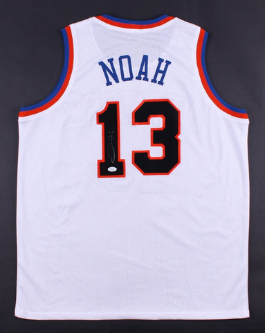 Joakim Noah Signed New York Knicks Jersey (JSA COA) 2xNBA All Star 2013 & 2014