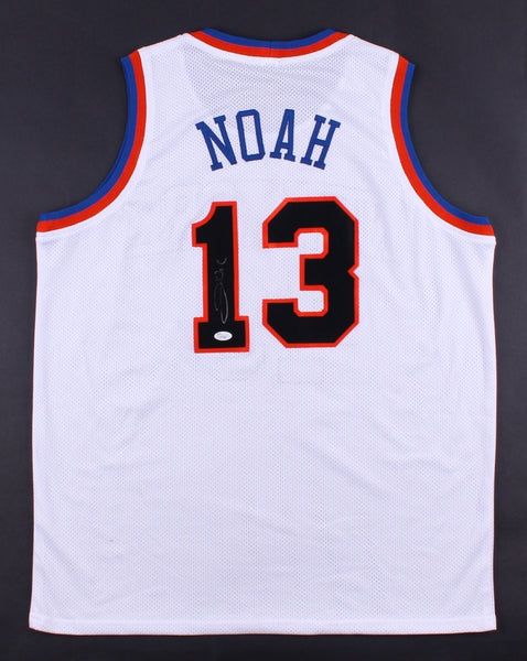 Joakim Noah Signed New York Knicks Jersey (JSA COA) 2xNBA All Star 2013 & 2014