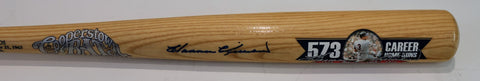 Harmon Killebrew Autographed Career HR Total Louisville Slugger Bat JSA COA