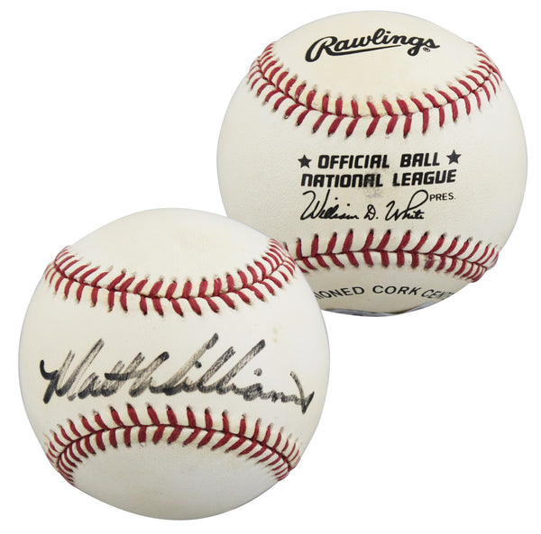 Giants Matt Williams Authentic Signed William White ONL Baseball BAS #BU64210